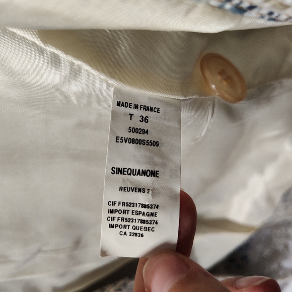 Major Bridgerton vibes! Tweed Jacket Made in France - Picture 5 of 6